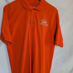 Gildan Orange Polo Shirt